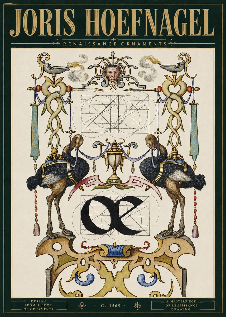 Joris Hoefnagel Ornamental Study I No5 - Poszter
