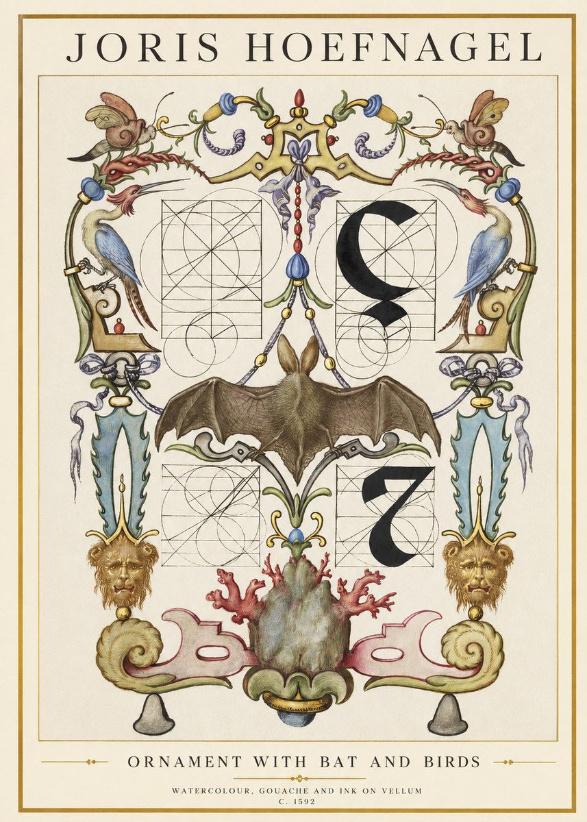 Joris Hoefnagel The Four Elements I No3 - Poszter