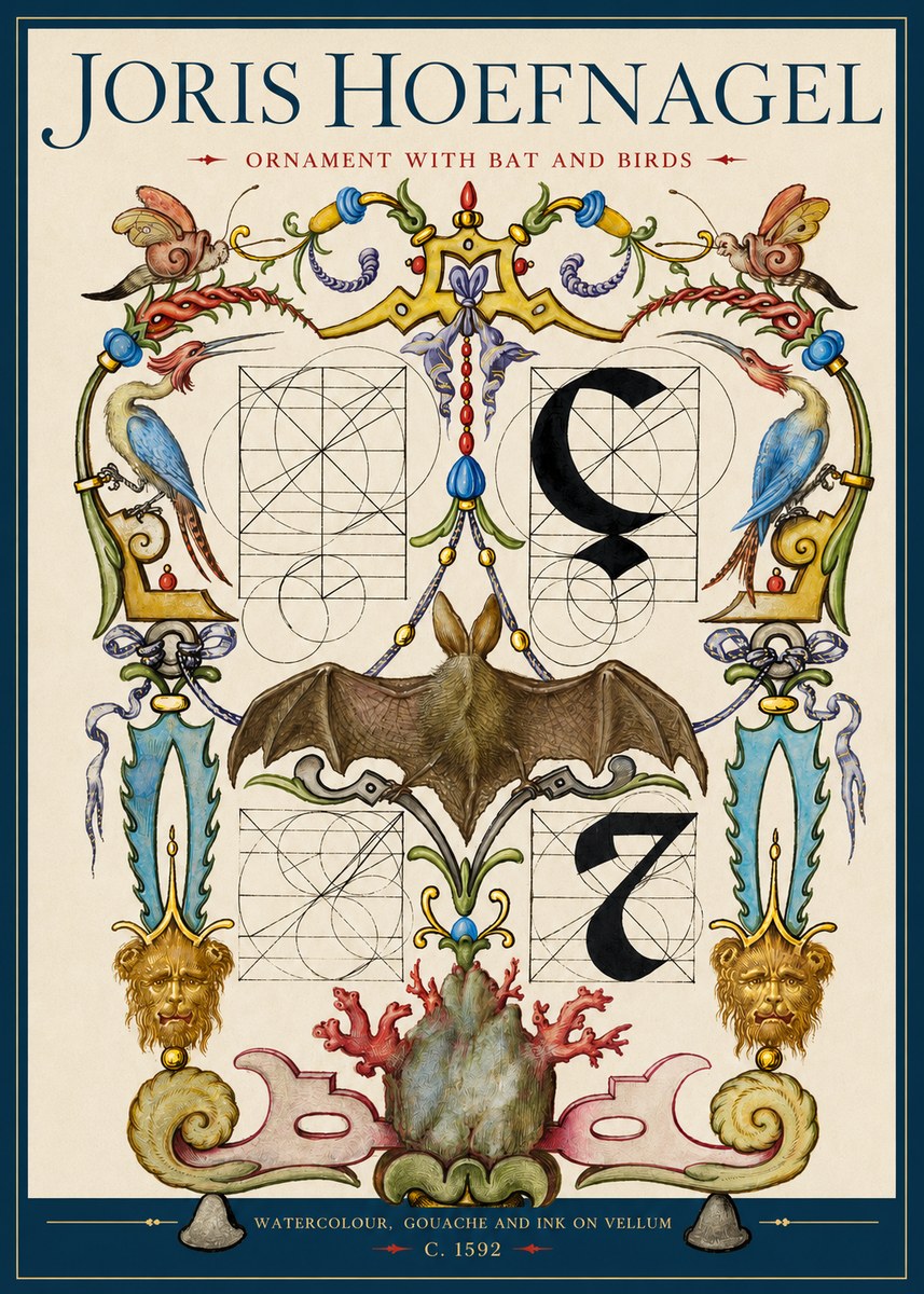 Joris Hoefnagel The Four Elements I No4 - Poszter