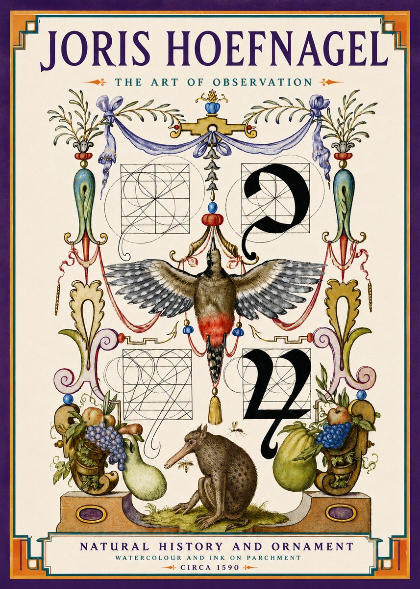 Joris Hoefnagel Study of Nature and Ornament No6 - Poszter