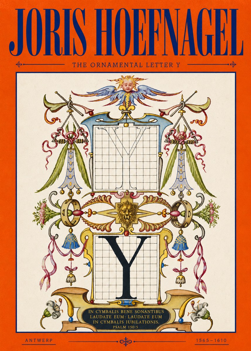 Joris Hoefnagel The Ornamental Letter Y No2 - Poszter