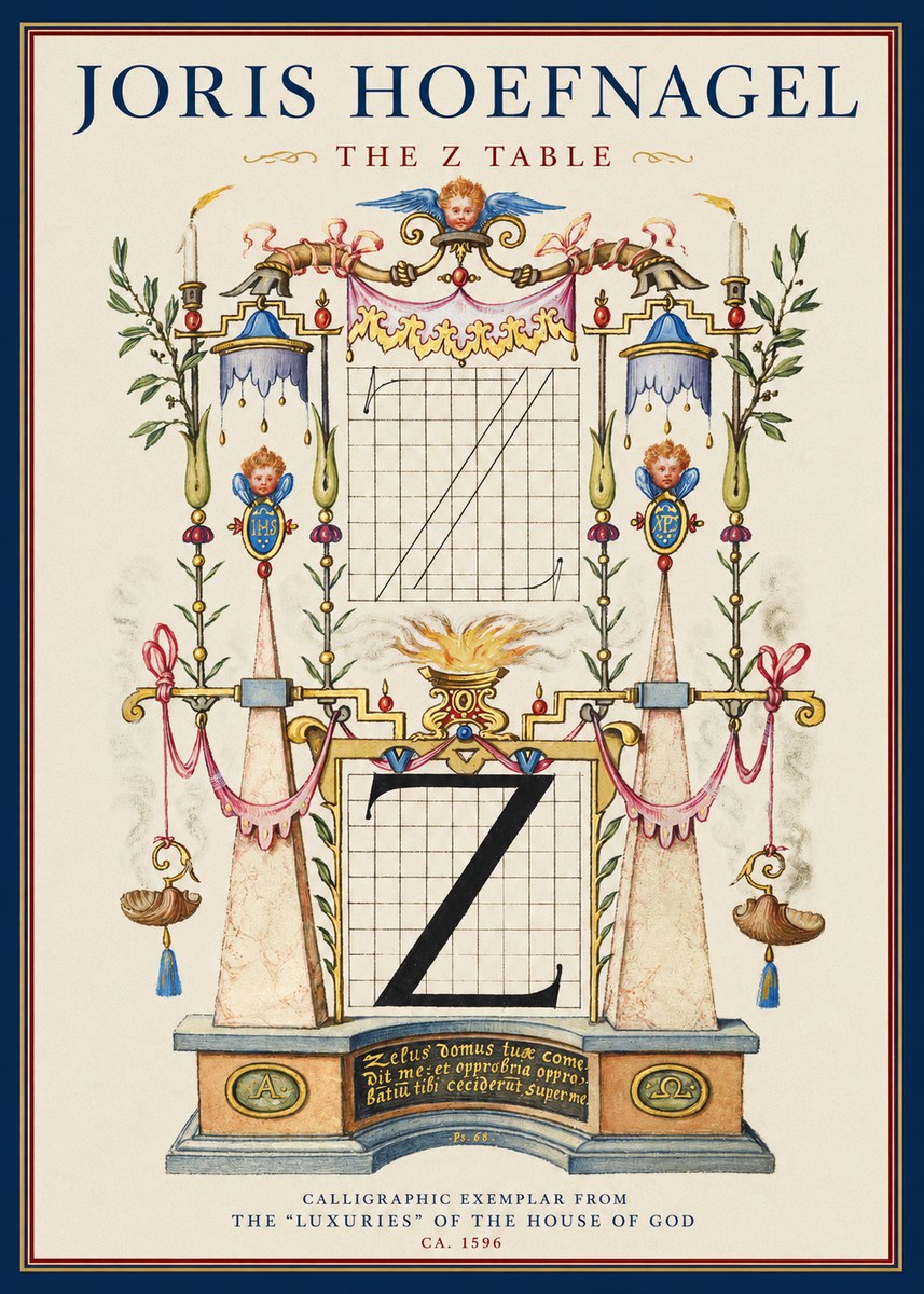 Joris Hoefnagel The Z Table No1 - Poszter
