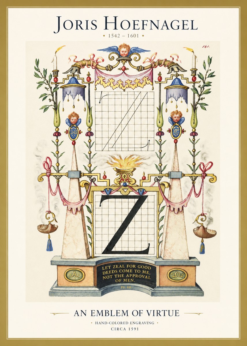Joris Hoefnagel The Z Table No2 - Poszter