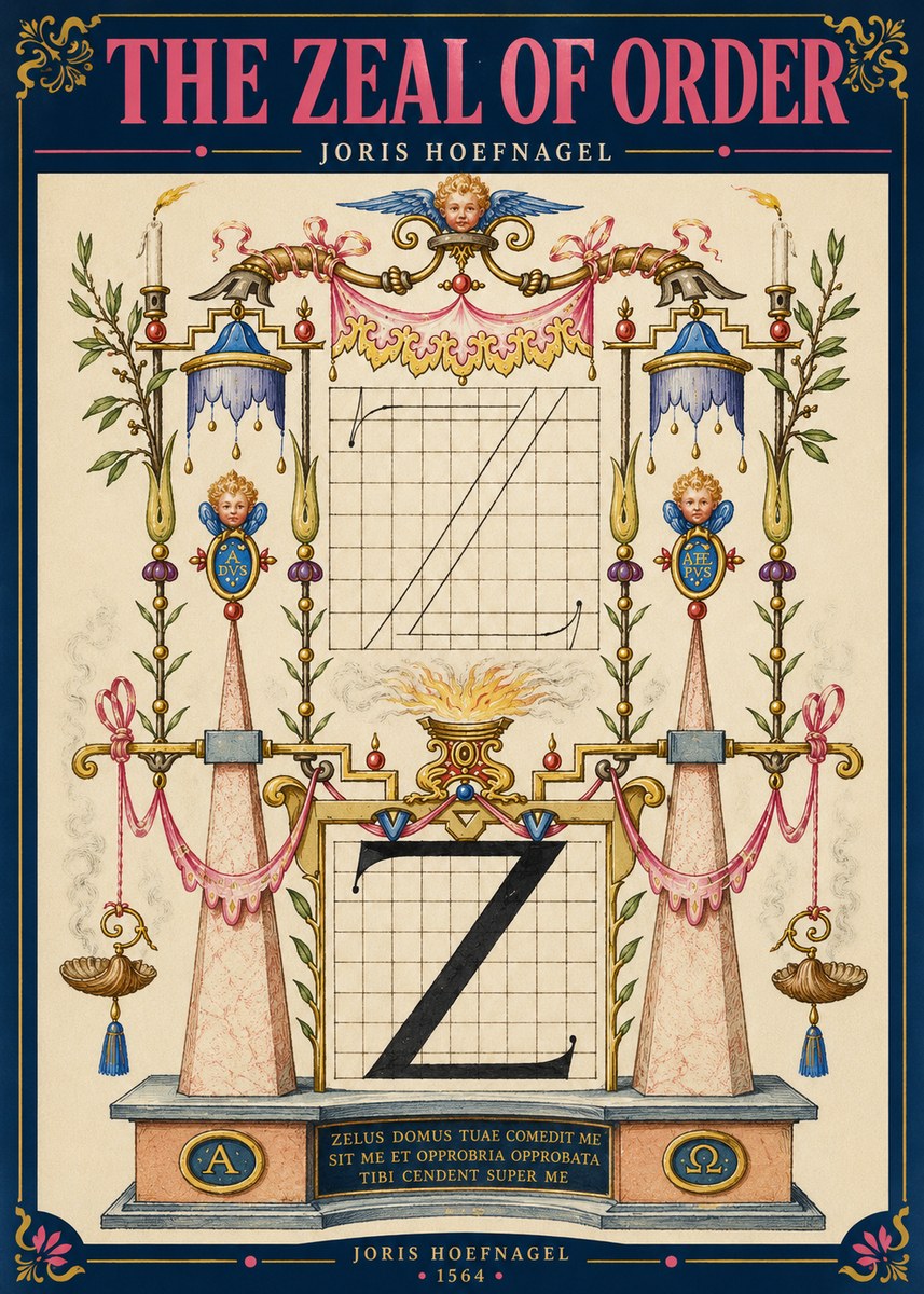 Joris Hoefnagel The Z Table No4 - Poszter