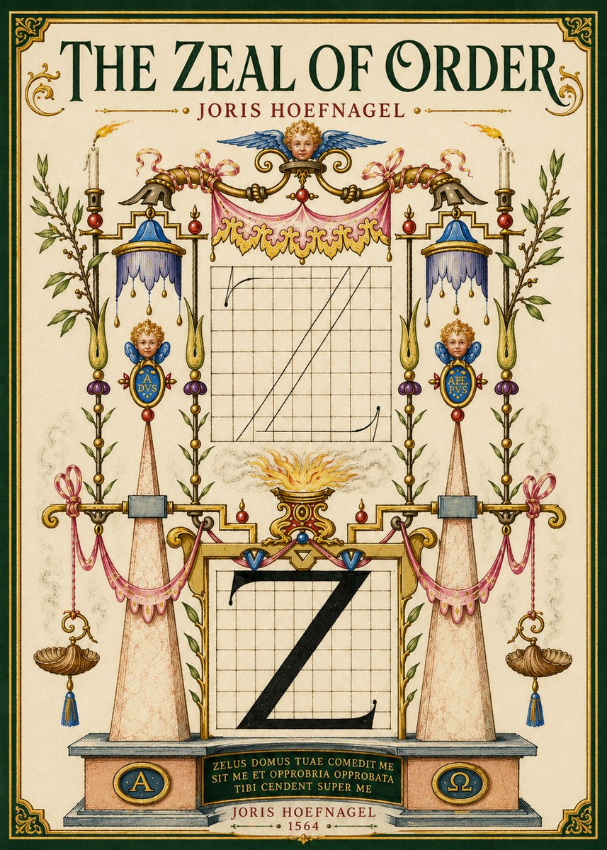 Joris Hoefnagel The Z Table No5 - Poszter