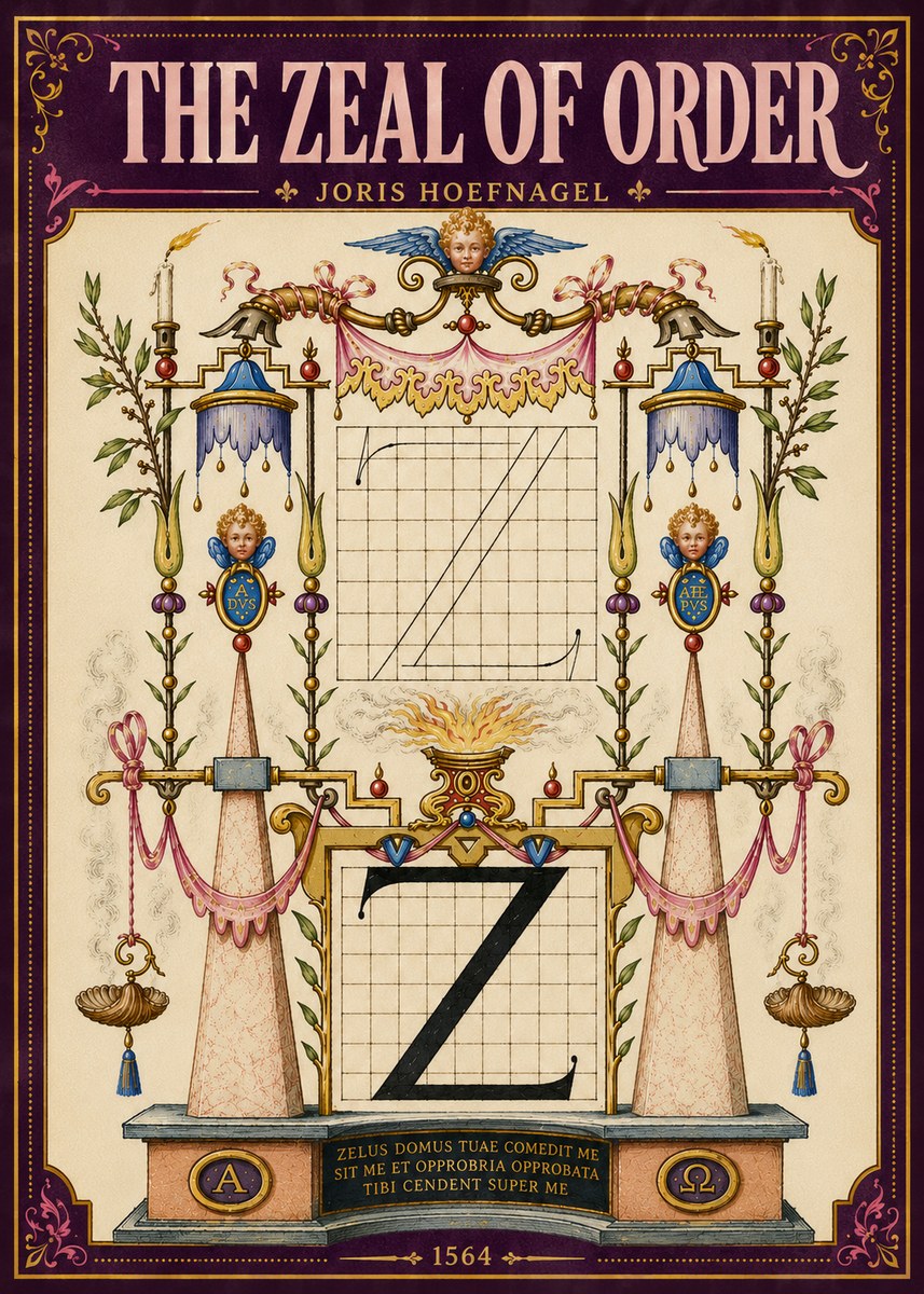 Joris Hoefnagel The Z Table No6 - Poszter