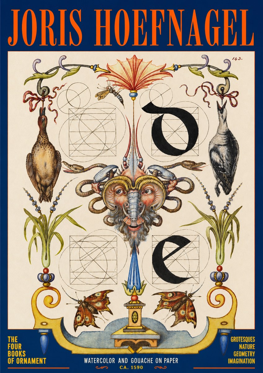 Joris Hoefnagel Ornamental Composition No2 - Poszter