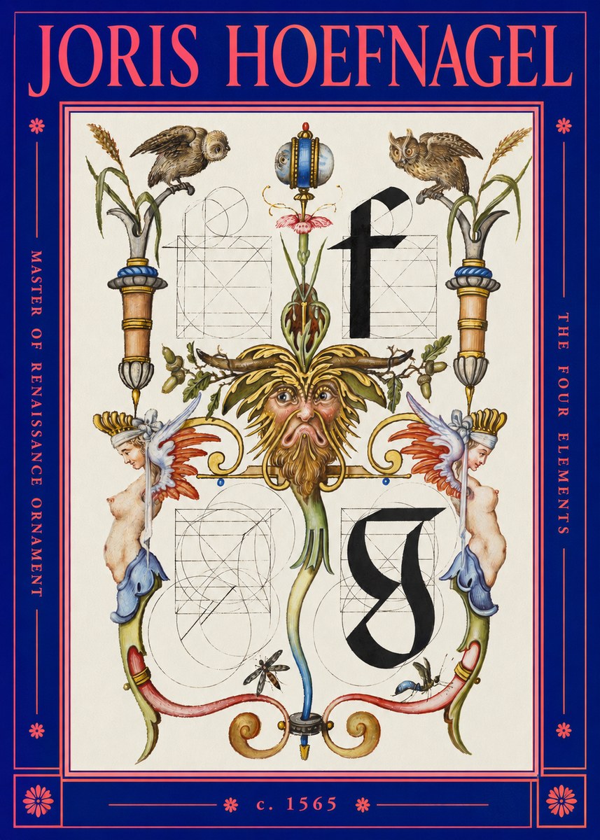 Joris Hoefnagel The Four Elements II No2 - Poszter