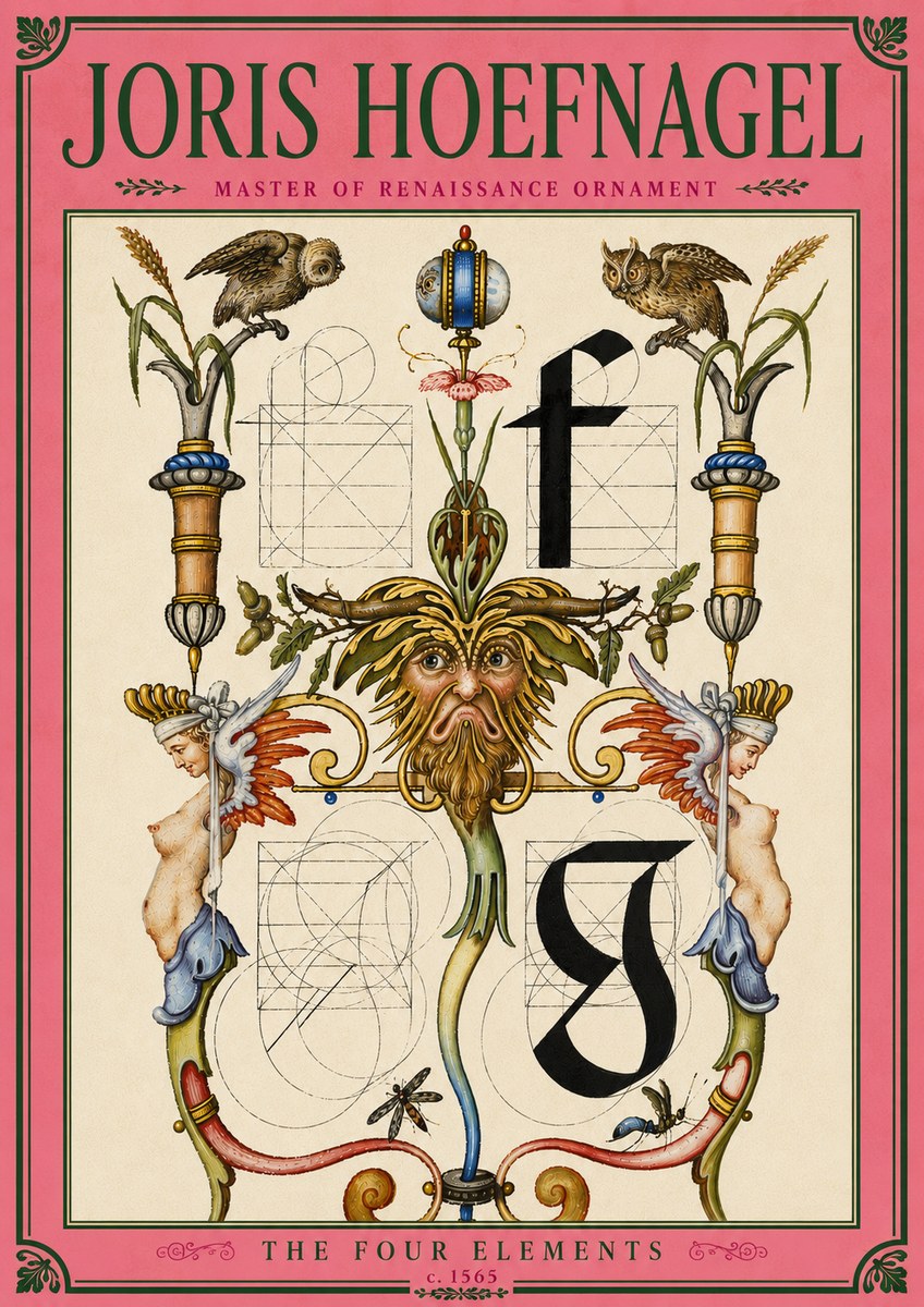 Joris Hoefnagel The Four Elements II No5 - Poszter