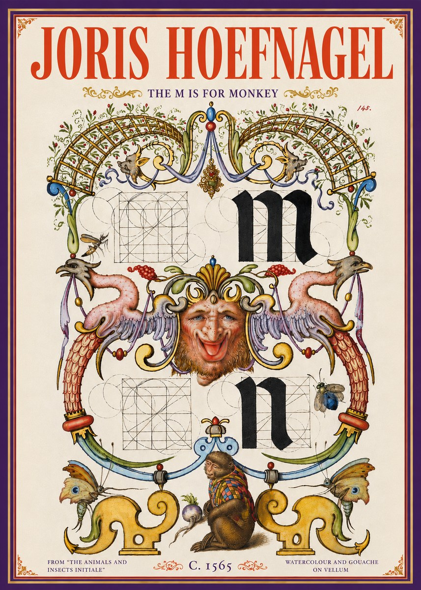Joris Hoefnagel Grotesques and Ornaments No6 - Poszter