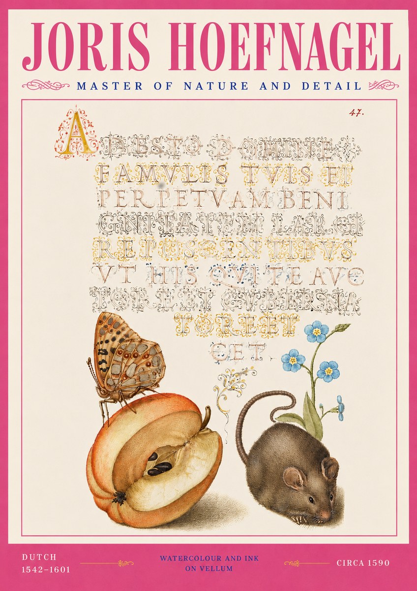 Joris Hoefnagel A Devotion of the Family Is the Perpetual Wealth No4 - Poszter