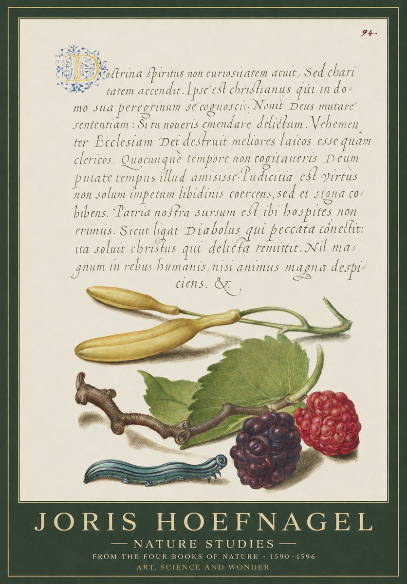 Joris Hoefnagel Nature Studies No1 - Poszter