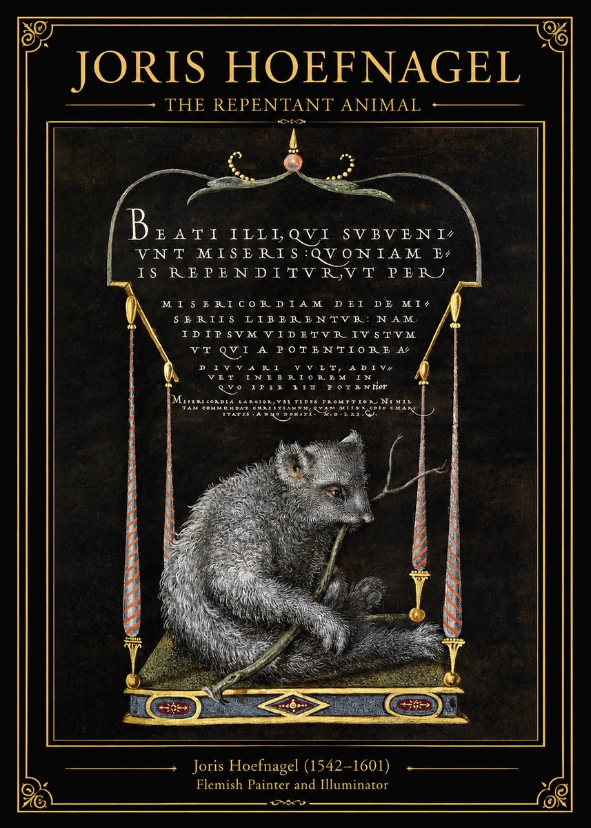 Joris Hoefnagel The Repentant Animal No1 - Poszter