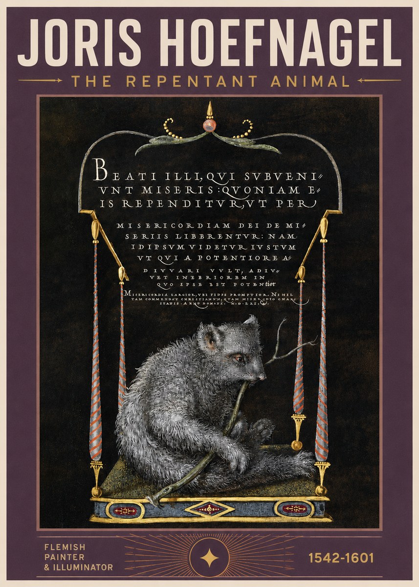 Joris Hoefnagel The Repentant Animal No2 - Poszter