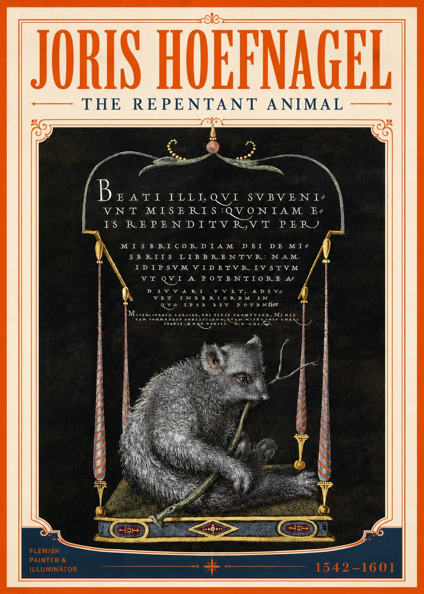 Joris Hoefnagel The Repentant Animal No3 - Poszter
