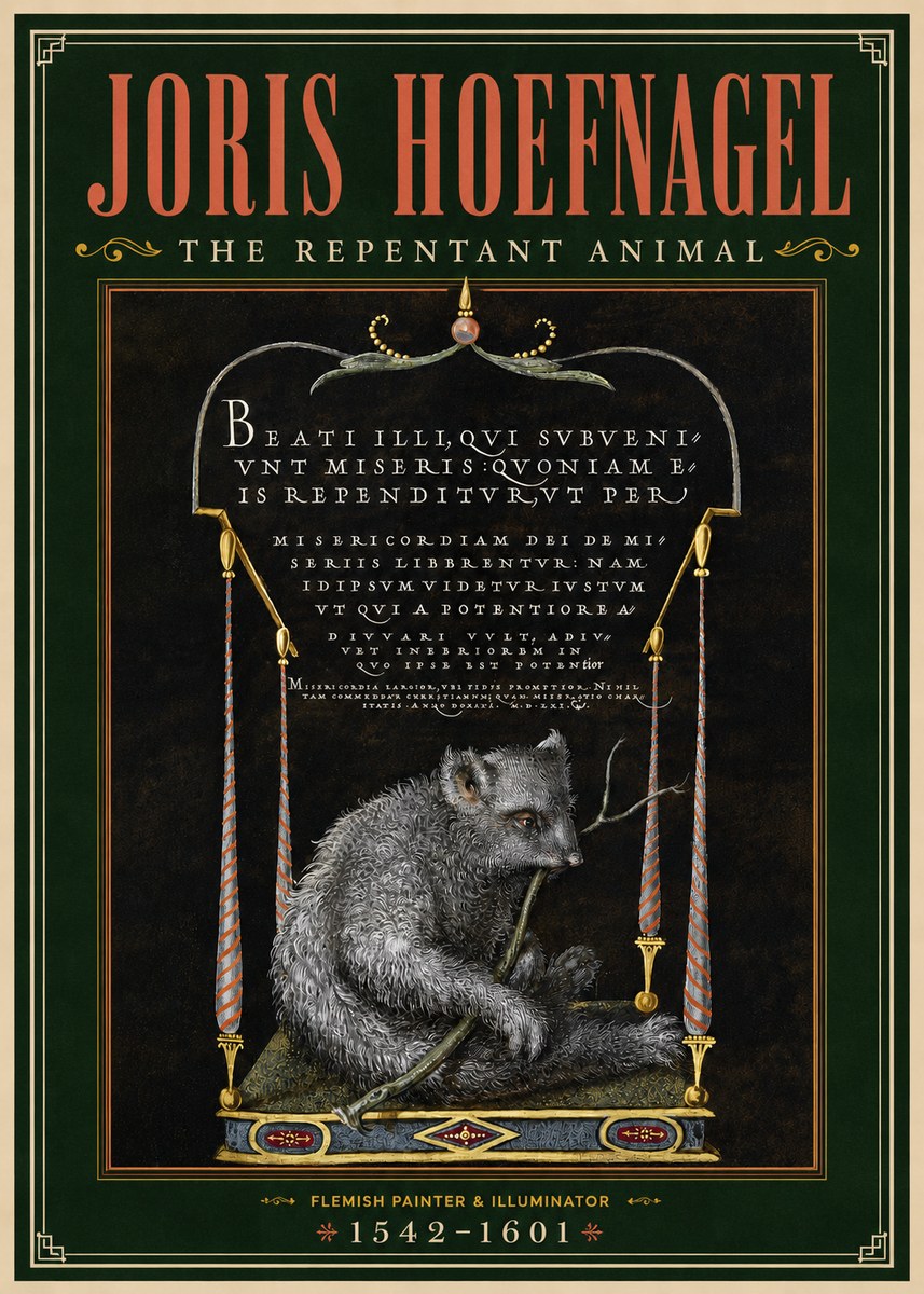 Joris Hoefnagel The Repentant Animal No4 - Poszter