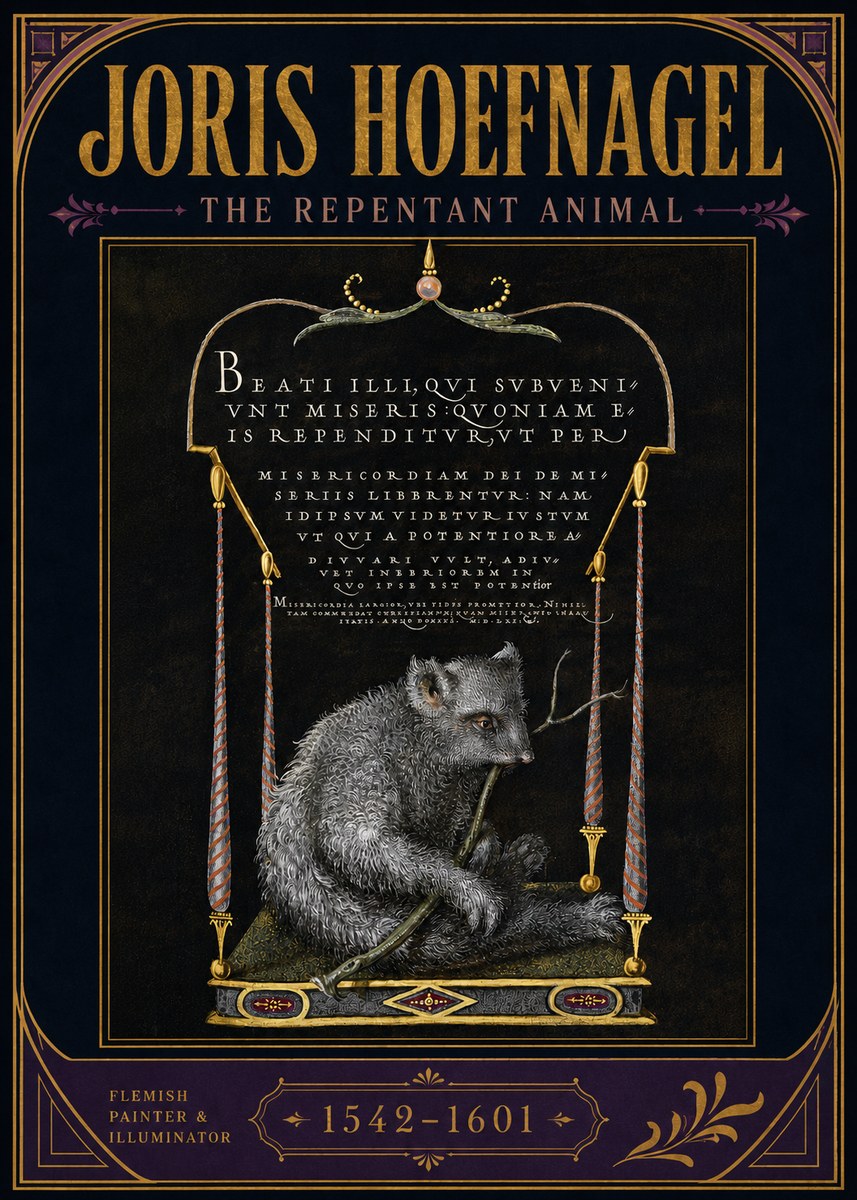 Joris Hoefnagel The Repentant Animal No5 - Poszter