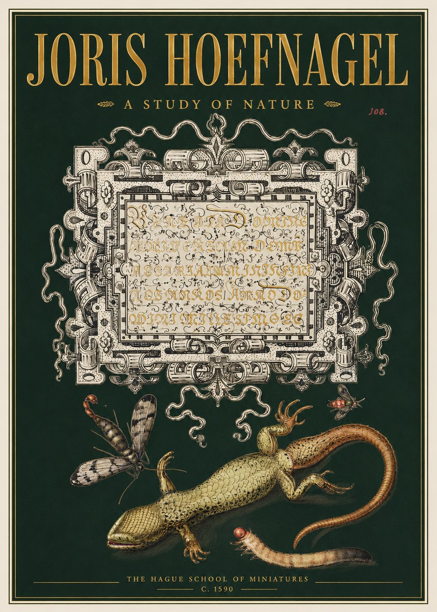 Joris Hoefnagel A Study of Nature III No3 - Poszter