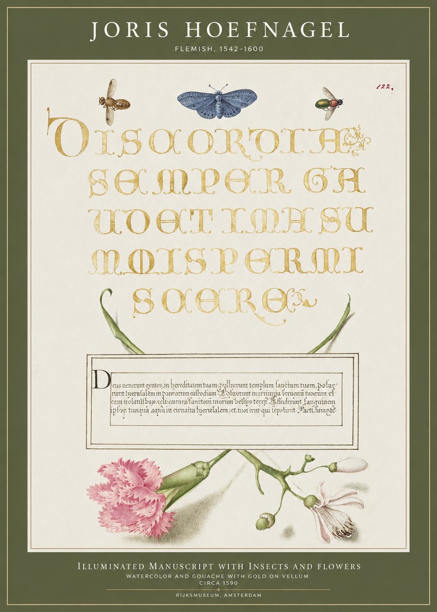 Joris Hoefnagel Laus Virtuti No4 - Poszter