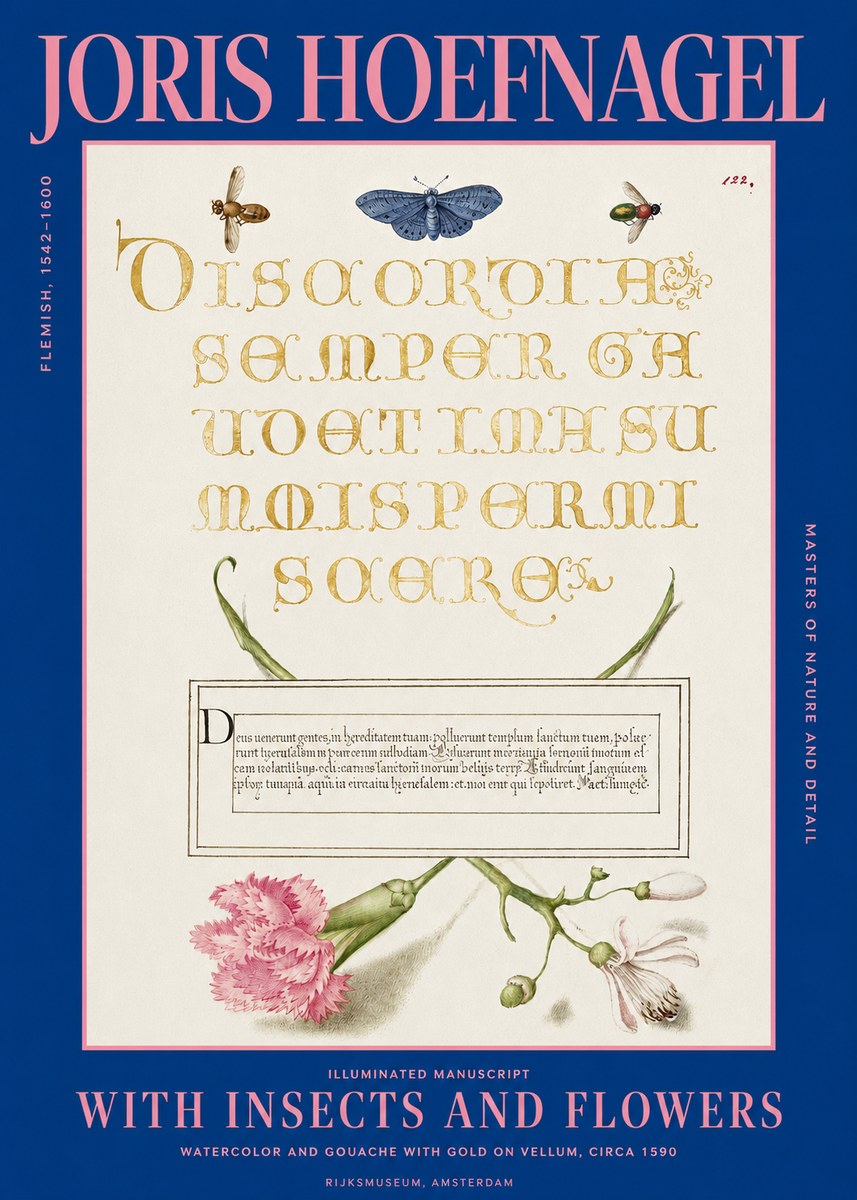 Joris Hoefnagel Laus Virtuti No5 - Poszter