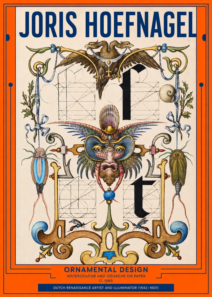 Joris Hoefnagel Ornamental Design II No2 - Poszter