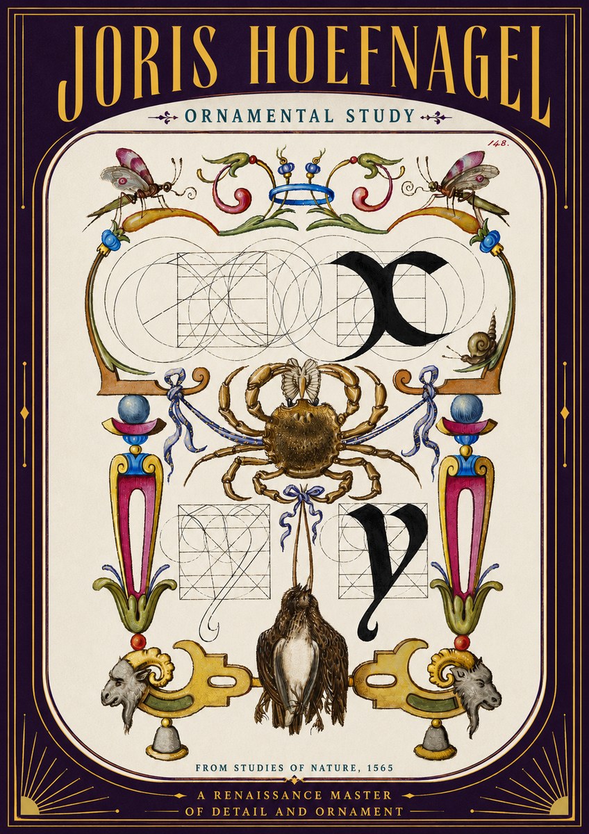 Joris Hoefnagel Ornamental Study II No5 - Poszter