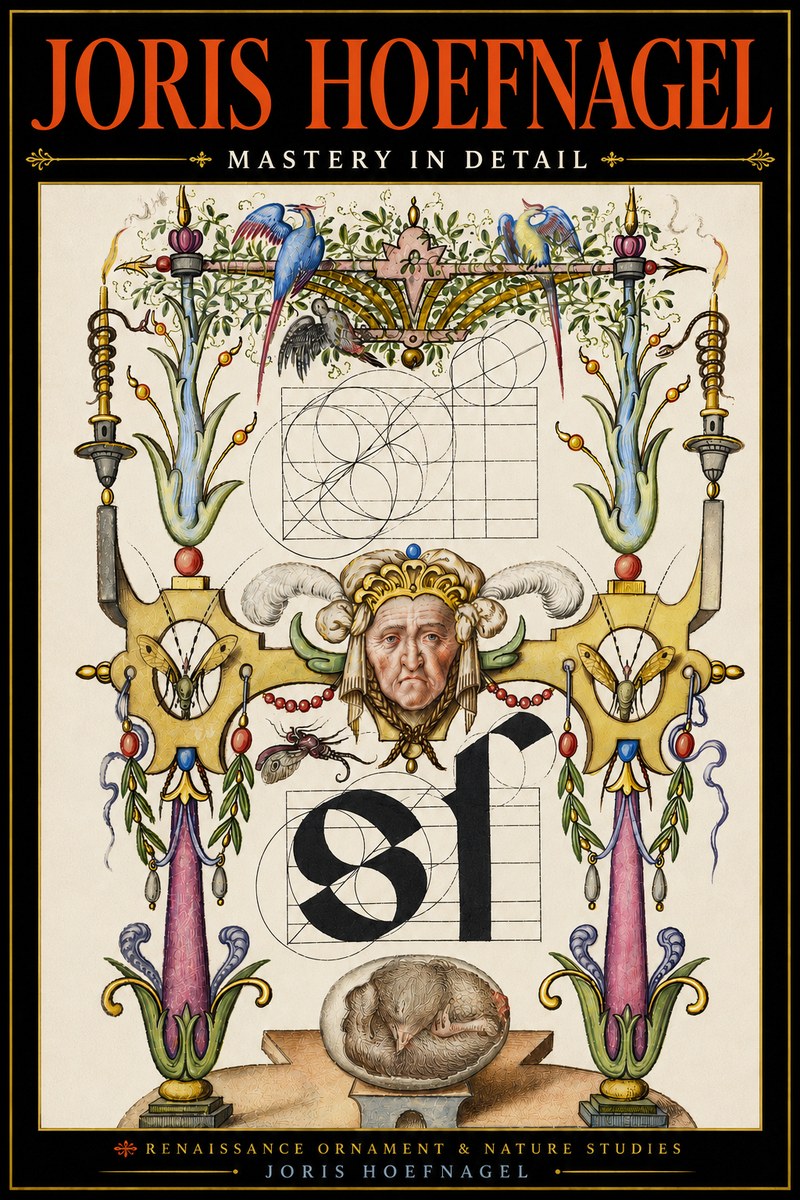 Joris Hoefnagel Mastery in Detail - Renaissance Ornament & Nature Studies No4 - Poszter