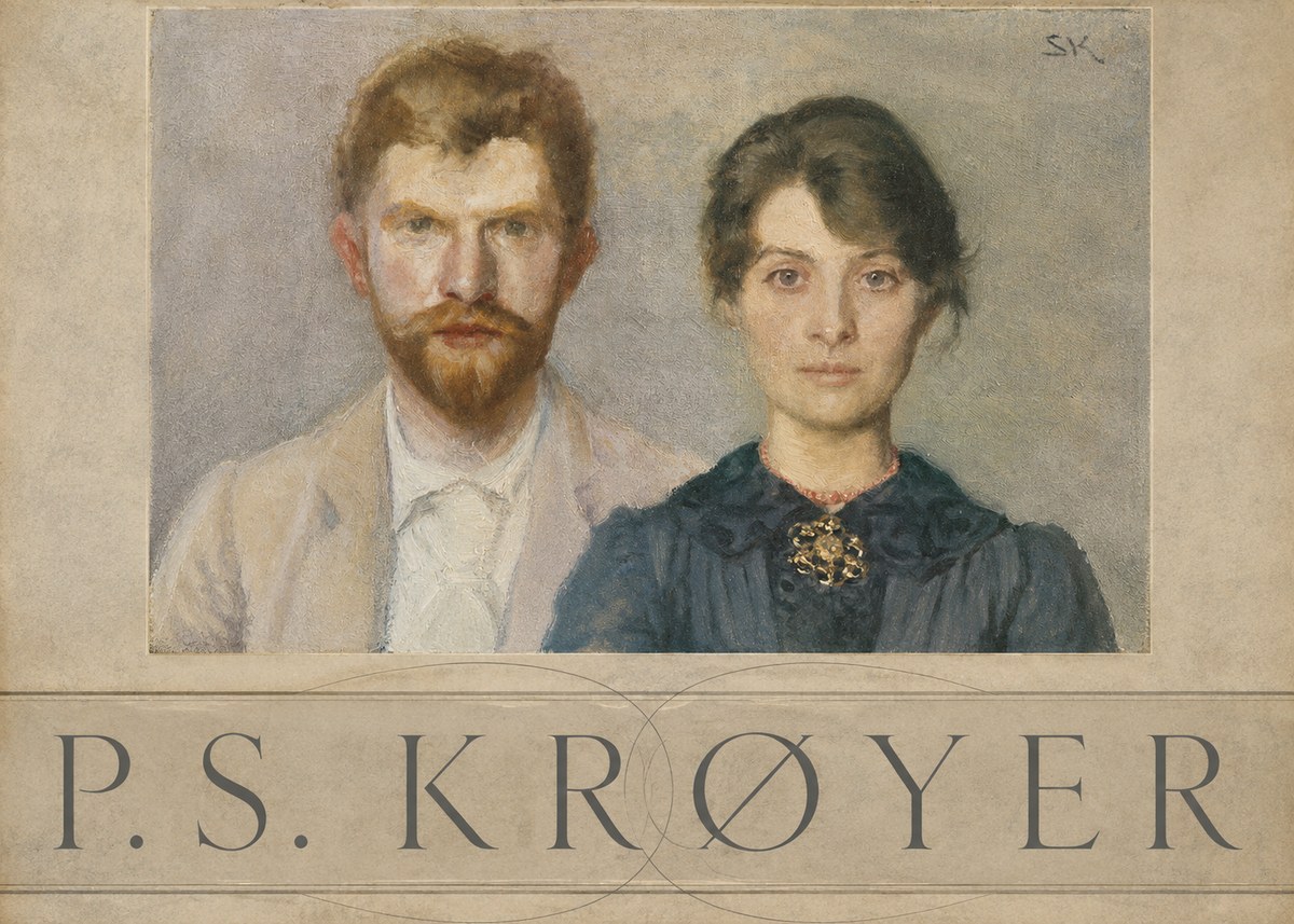 P.S. Krøyer Self-portrait with Marie Krøyer No3 - Poszter