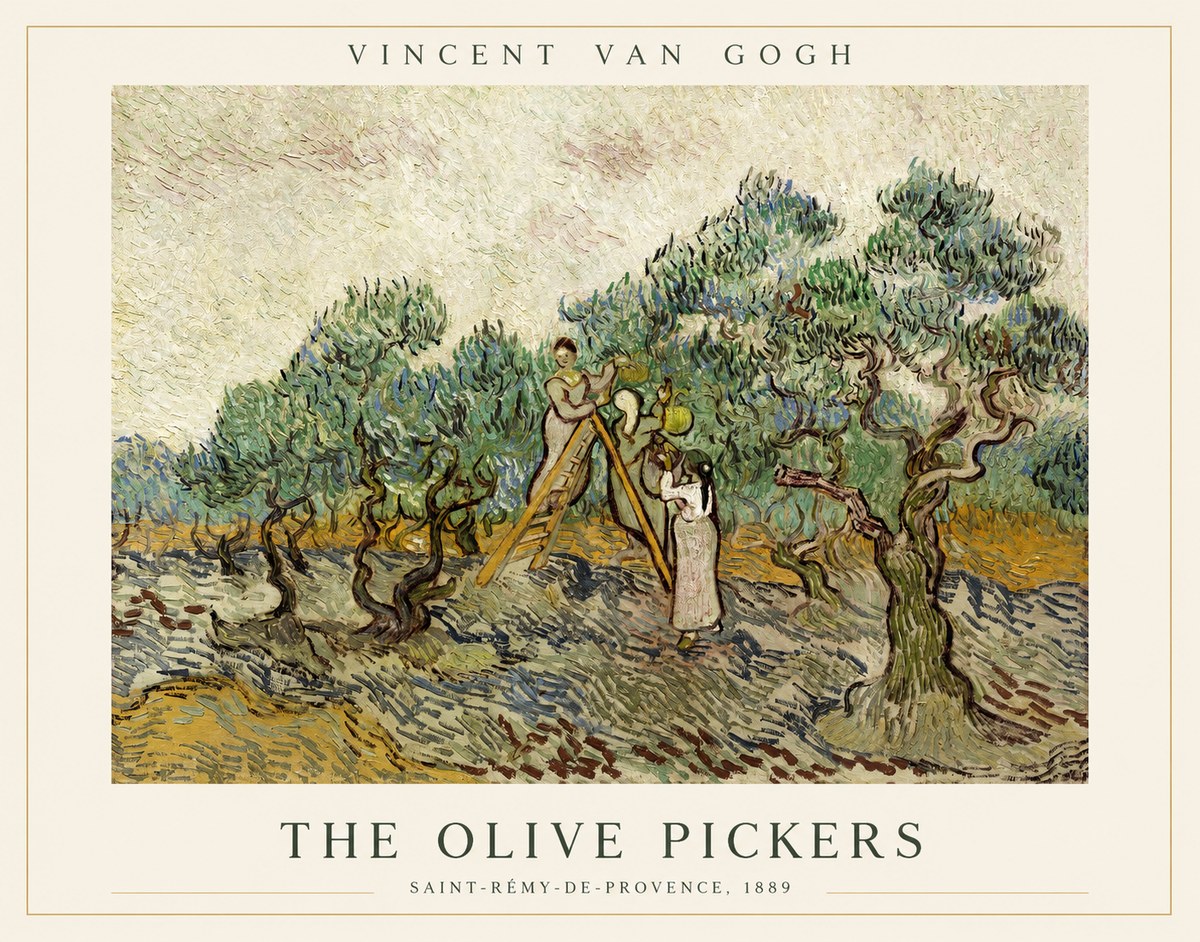 Van Gogh The Olive Pickers II No1 - Poszter