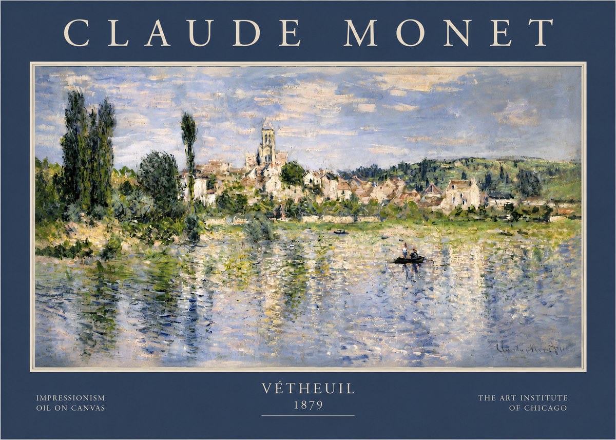 Monet Vétheuil No2 - Poszter