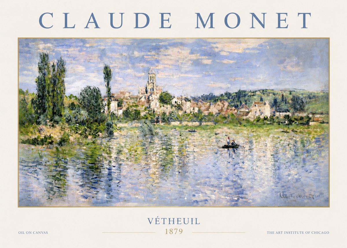 Monet Vétheuil No4 - Poszter