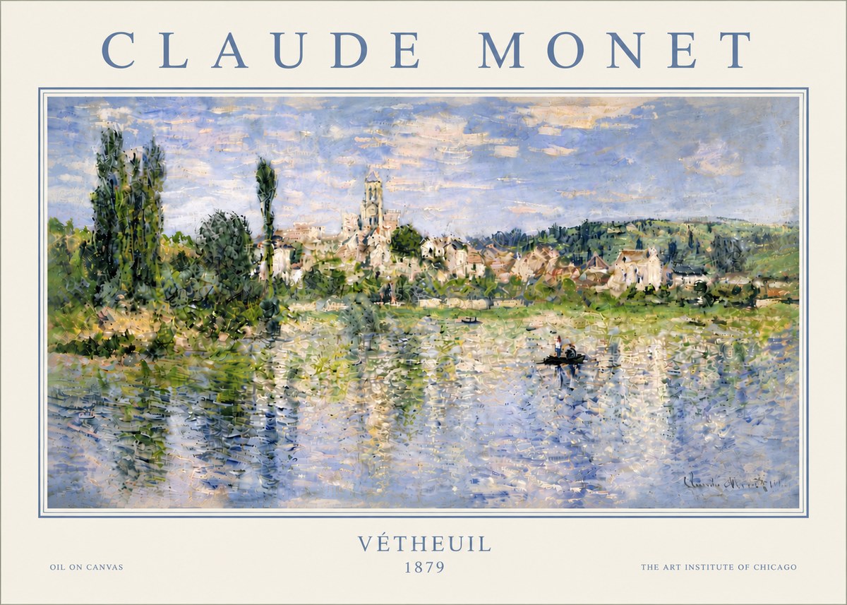 Monet Vétheuil No6 - Poszter