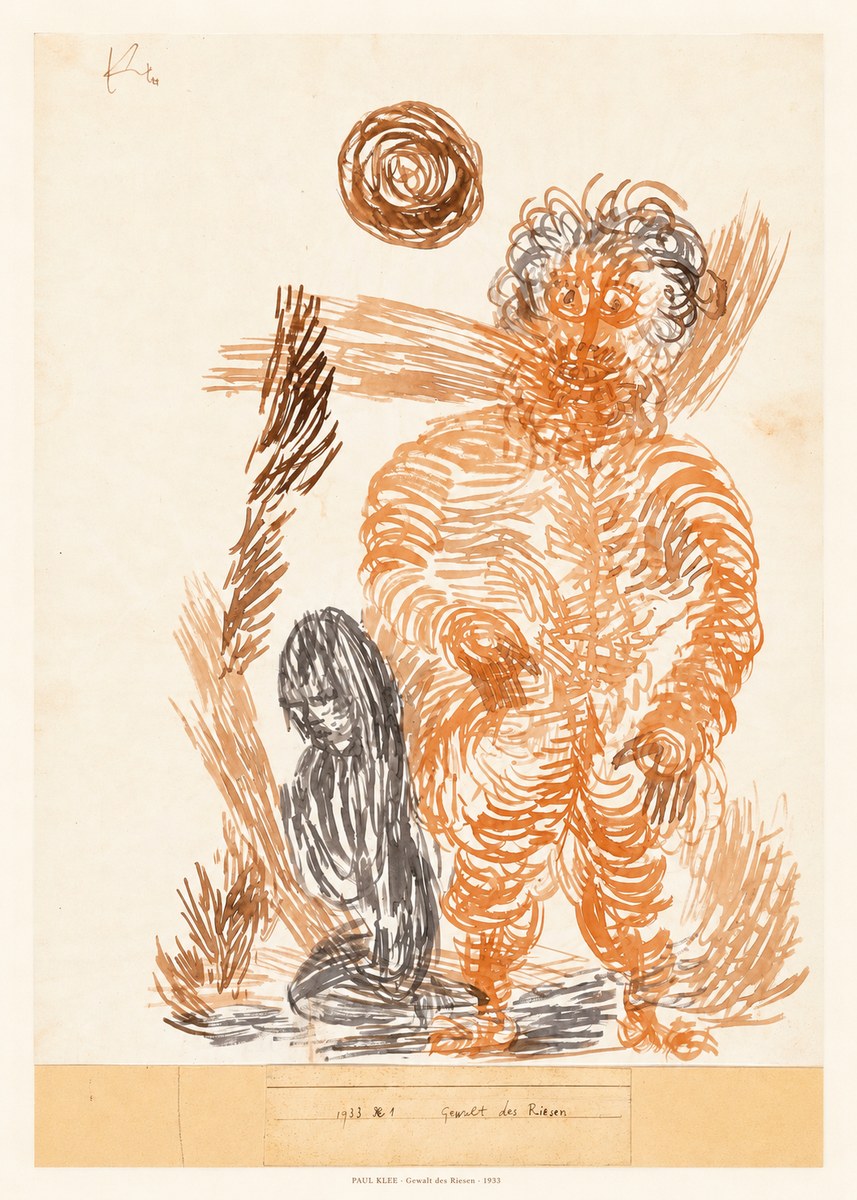 Paul Klee Gewalt Des Riesen I No5 - Poszter