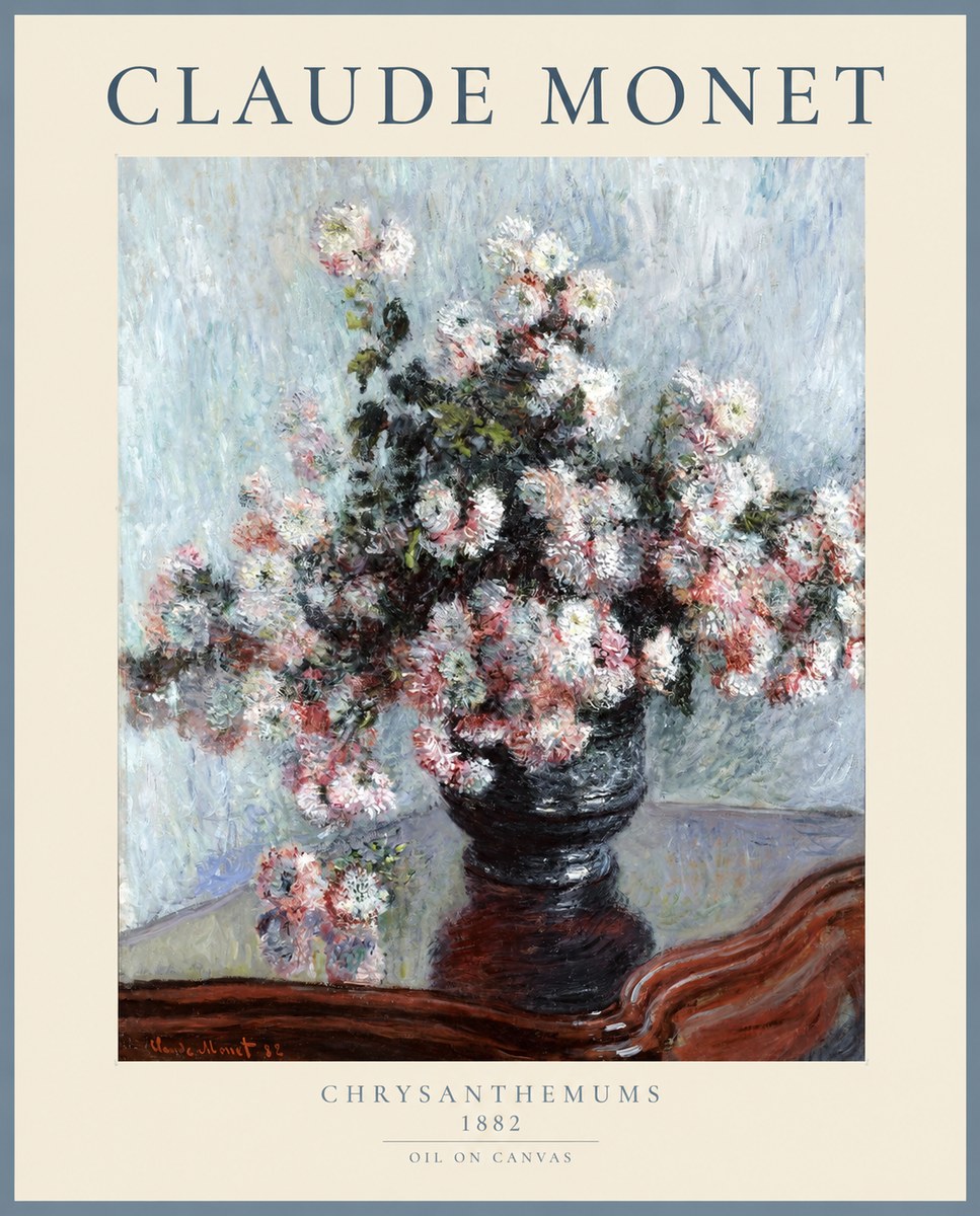 Monet Chrysanthemums No1 - Poszter