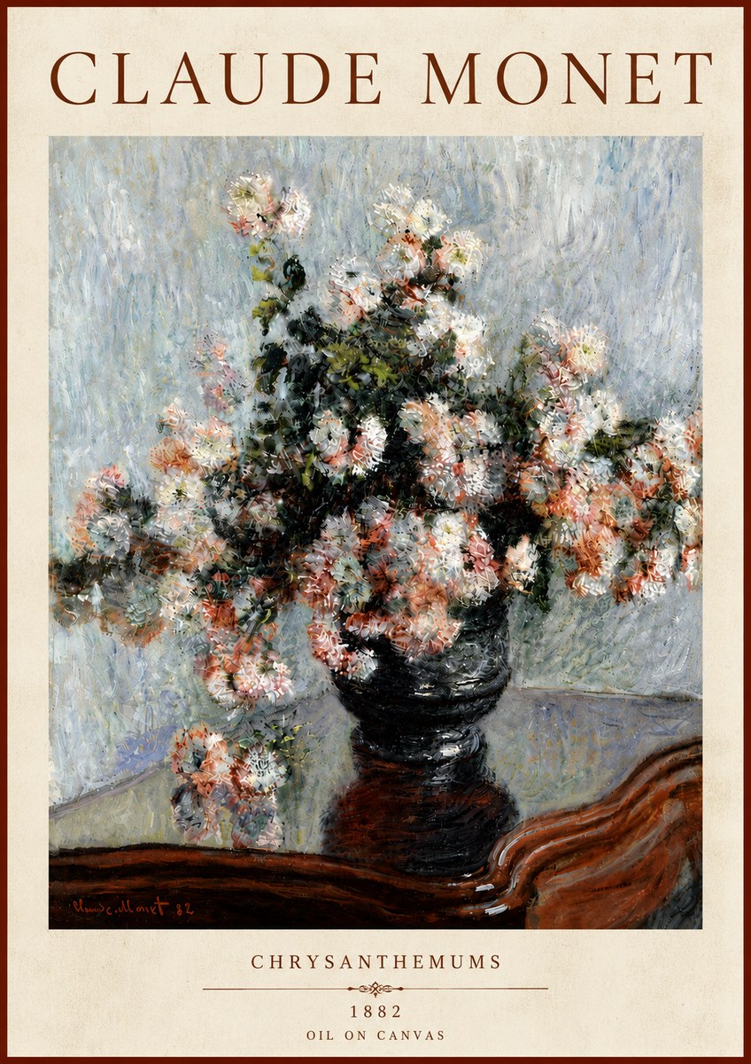 Monet Chrysanthemums No5 - Poszter