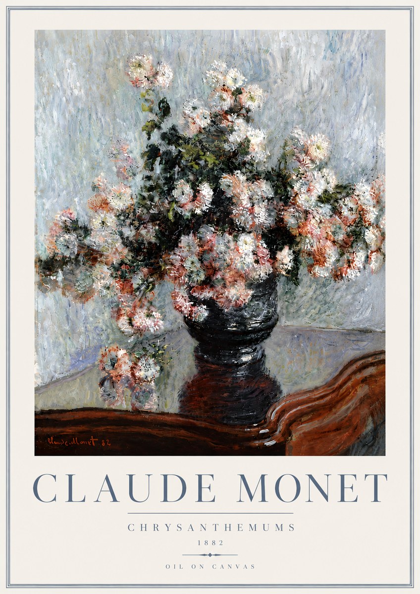 Monet Chrysanthemums No6 - Poszter