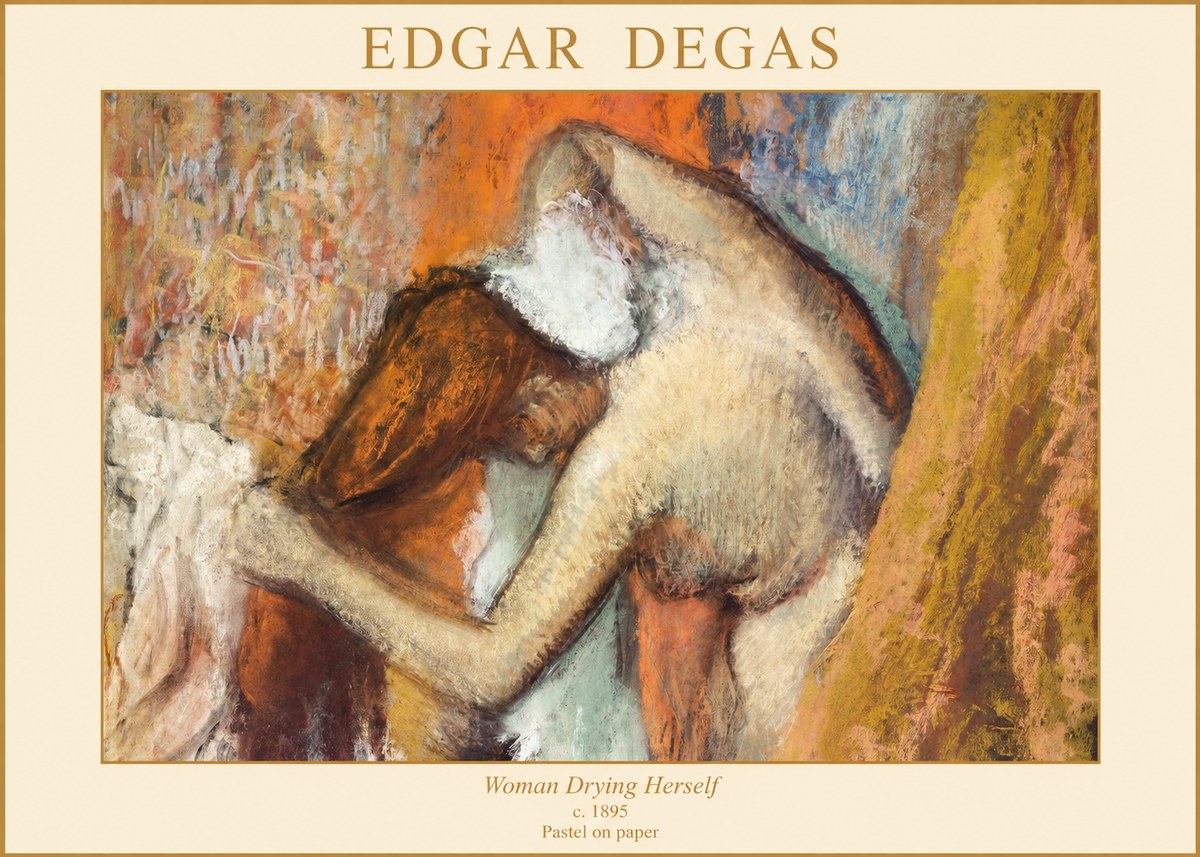 Edgar Degas Woman Drying Herself I No1 - Poszter