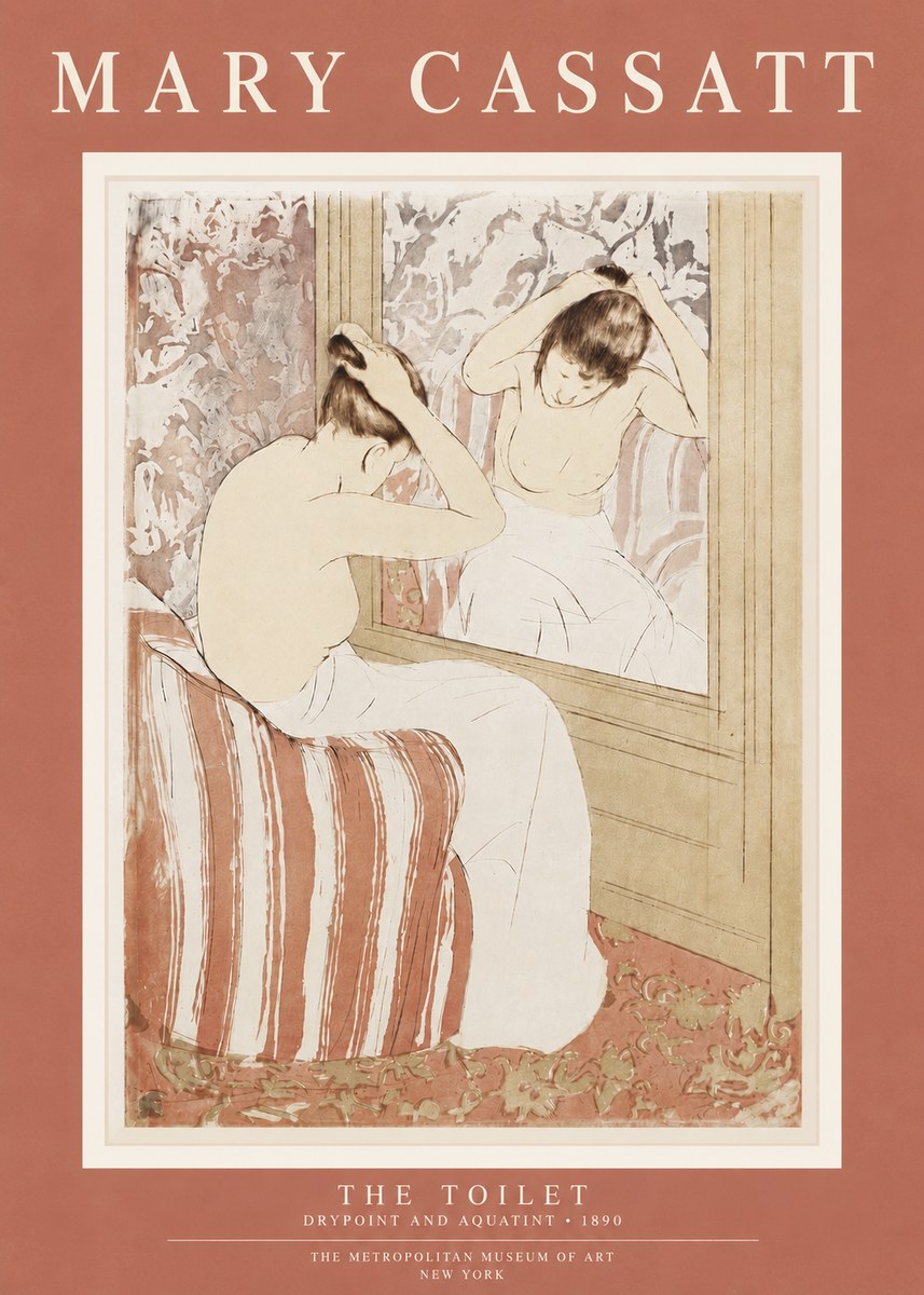 Mary Cassatt The Toilet No4 - Poszter