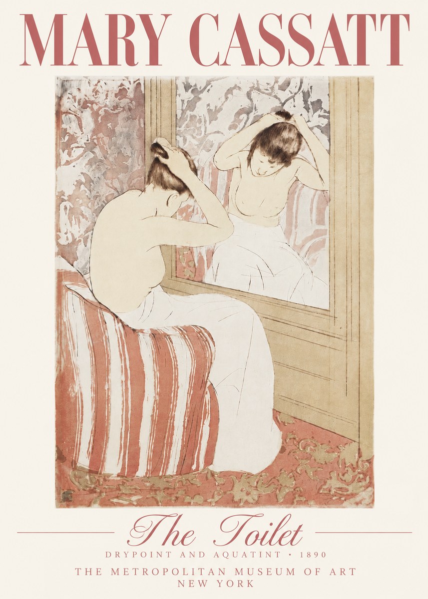 Mary Cassatt The Toilet No5 - Poszter