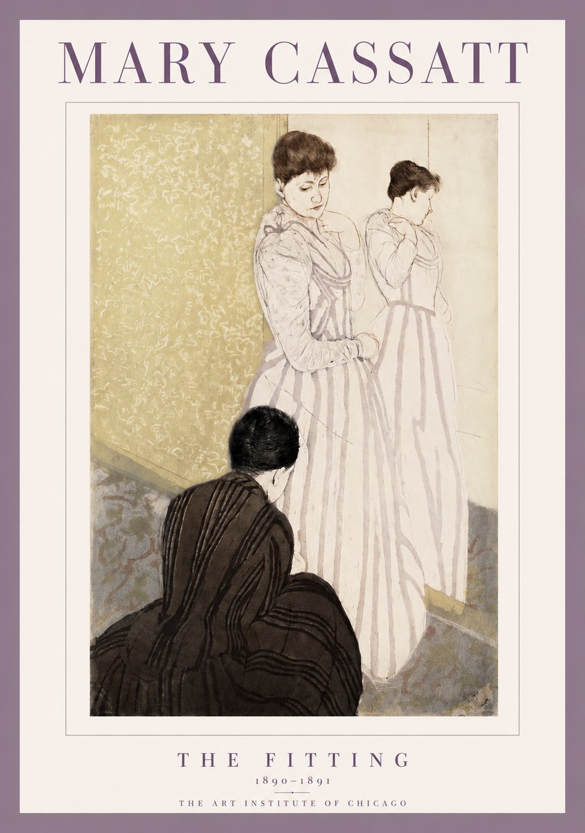 Mary Cassatt The Fitting No2 - Poszter