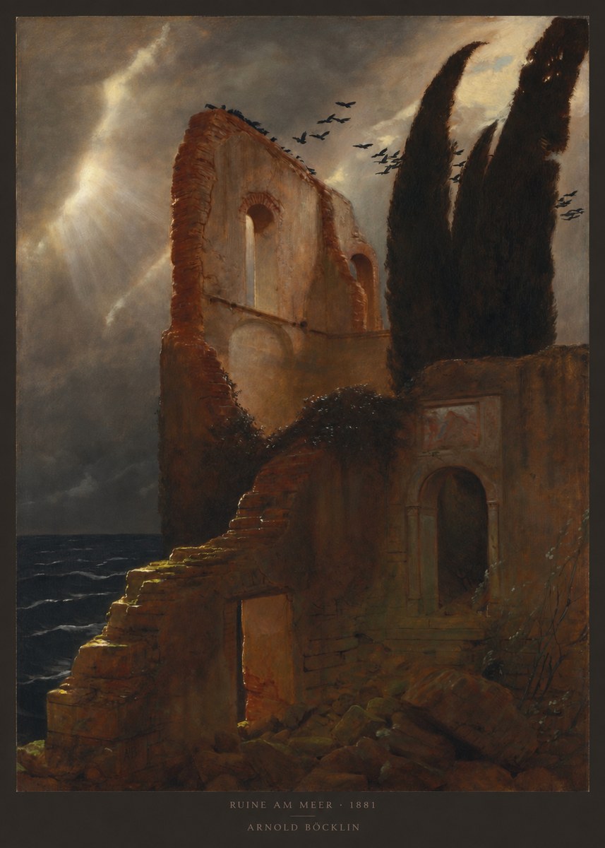 Arnold Böcklin Ruine Am Meer · 1881 No2 - Poszter