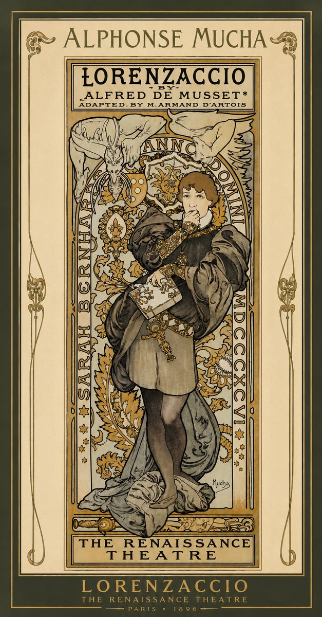 Mucha Lorenzaccio No3 - Poszter