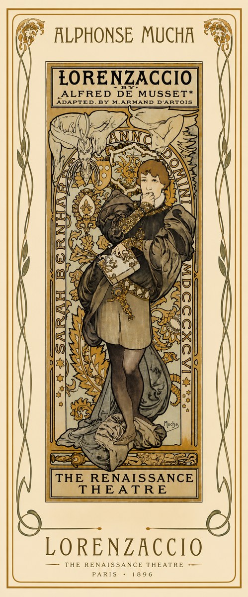 Mucha Lorenzaccio No4 - Poszter