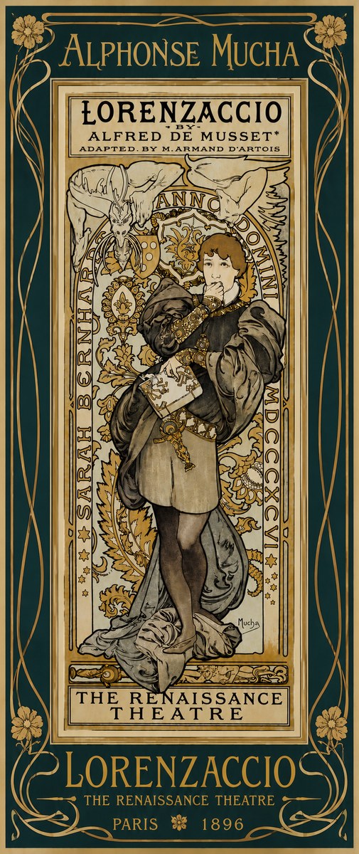Mucha Lorenzaccio No5 - Poszter