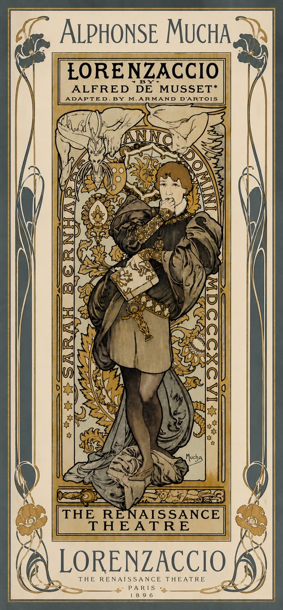 Mucha Lorenzaccio No6 - Poszter