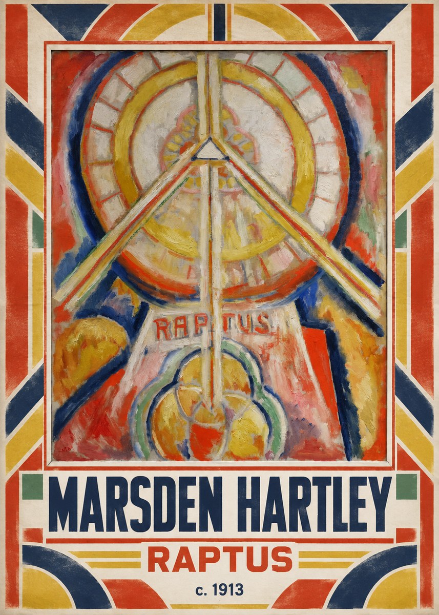 Marsden Hartley Raptus No1 - Poszter