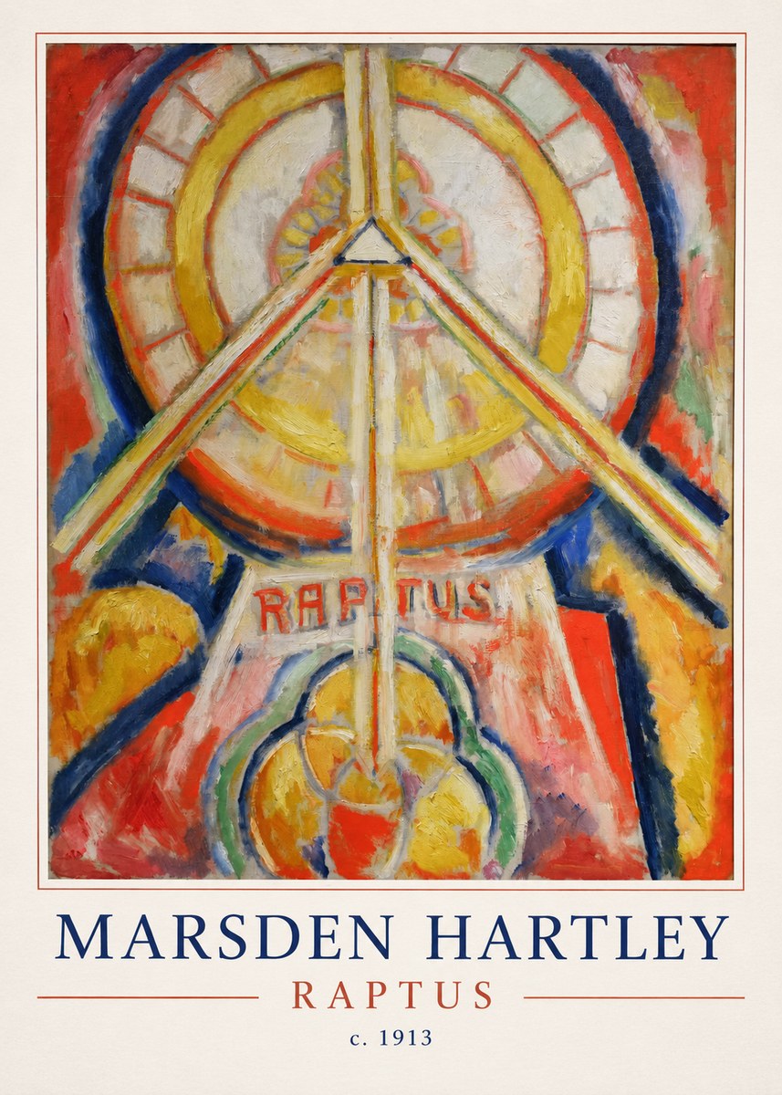 Marsden Hartley Raptus No4 - Poszter