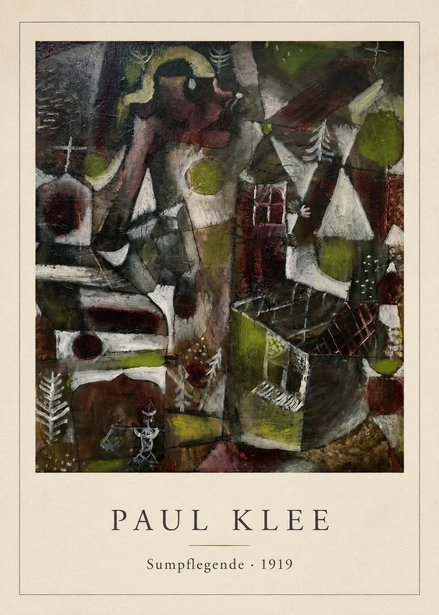 Paul Klee Sumpflegende I No4 - Poszter
