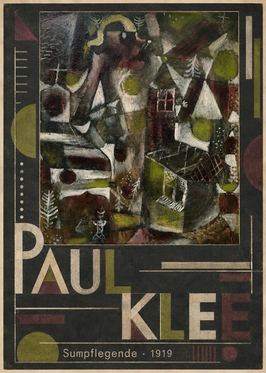 Paul Klee Sumpflegende I No5 - Poszter