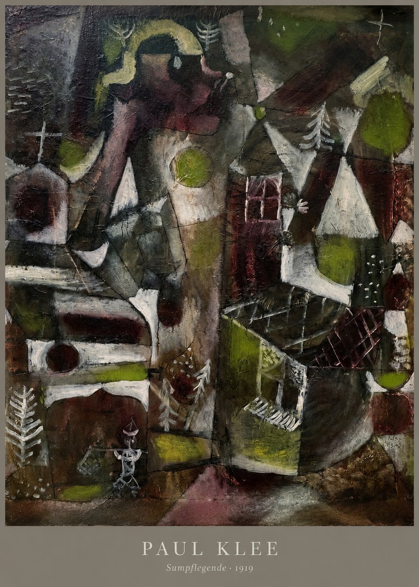 Paul Klee Sumpflegende I No6 - Poszter